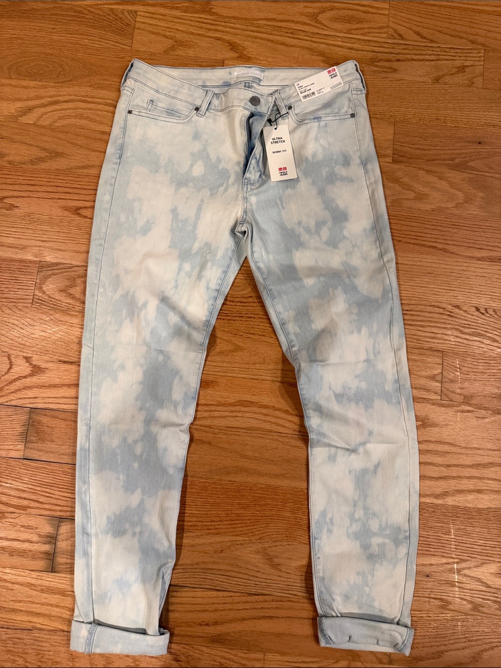 Uniqlo Light Blue Cloud Wash Jeans